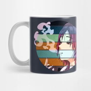 Retro & Vintage Circle Colors Sexy Anime Vaporwave Girl Mug